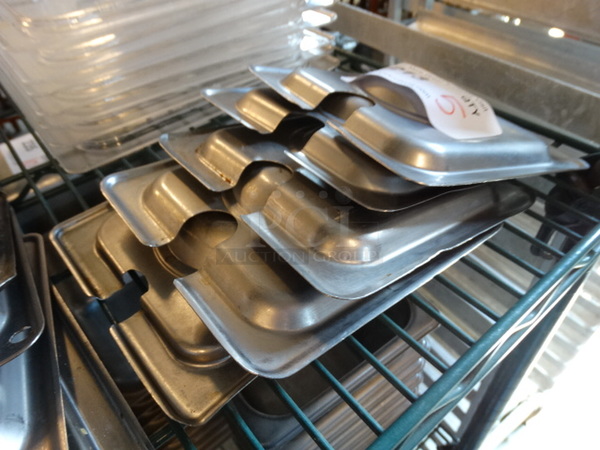 5 Stainless Steel 1/6 Size Drop In Bin Lids. 5 Times Your Bid! - Image 2 of 2