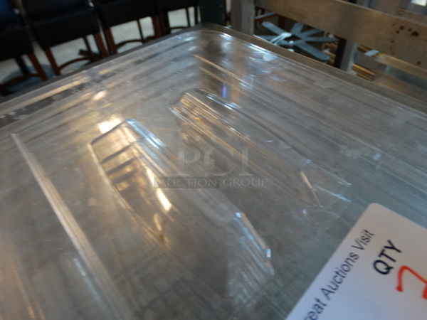7 Poly Clear 1/2 Size Drop In Bin Lids. 7 Times Your Bid! - Image 3 of 3