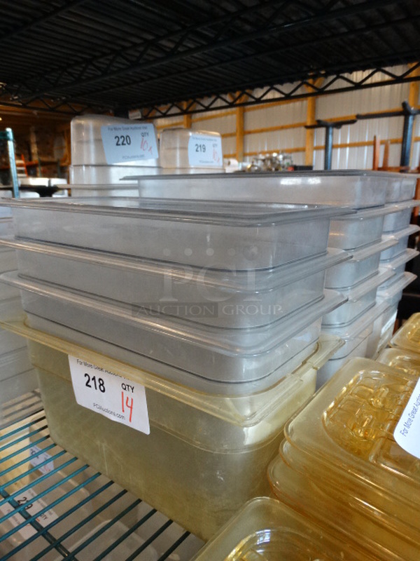 14 Poly 1/3 Size Drop In Bins. 1/3x6. 14 Times Your Bid! - Image 2 of 3
