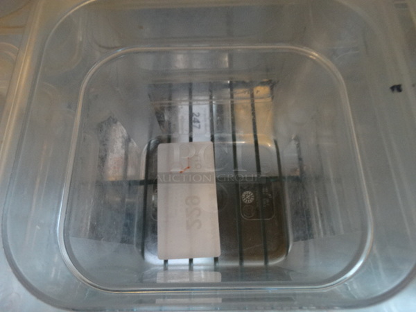 10 Poly Clear 1/6 Size Drop In Bins. 1/6x6. 10 Times Your Bid! - Image 2 of 3