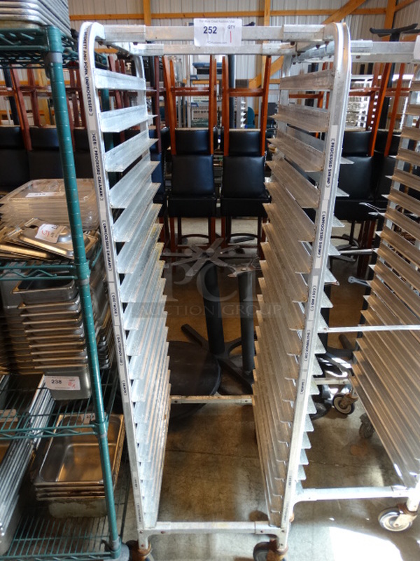 Metal Commercial Pan Transport on Commercial Casters. 20.5x26x69 - Image 1 of 3