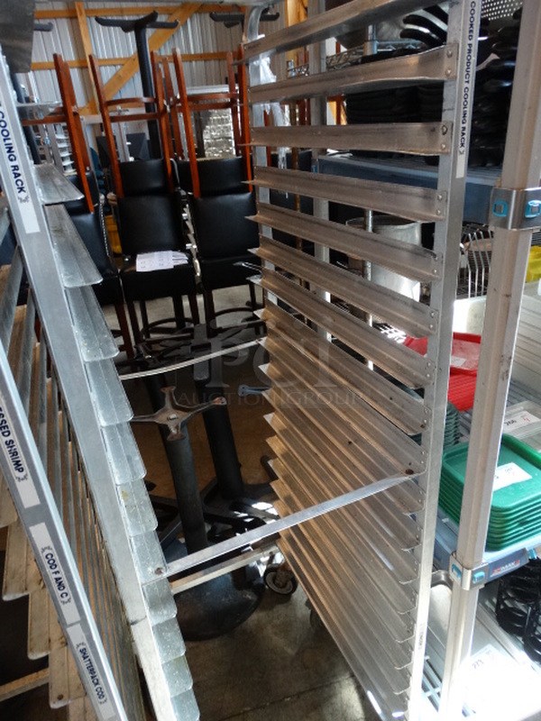 Metal Commercial Pan Transport on Commercial Casters. 20.5x26x69 - Image 2 of 4