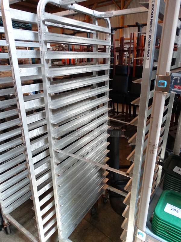 Metal Commercial Pan Transport on Commercial Casters. 20.5x26x69 - Image 3 of 4