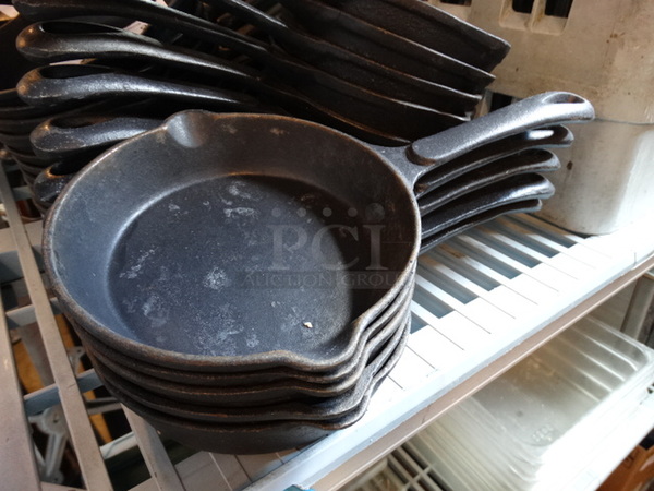 10 Cast Iron Skillets. 13x7.5x1.5. 10 Times Your Bid! - Image 1 of 3