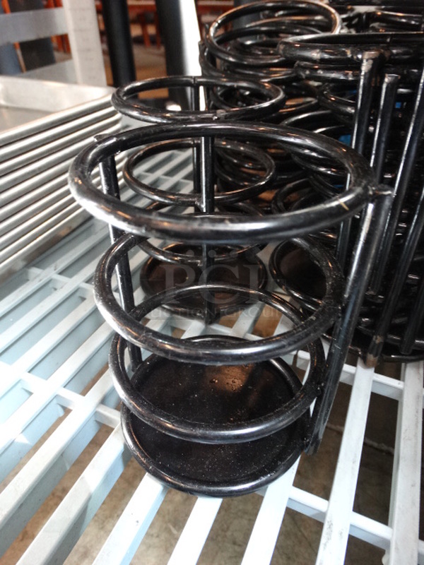 27 Black Metal Holders. 4x4x5. 27 Times Your Bid! - Image 2 of 2