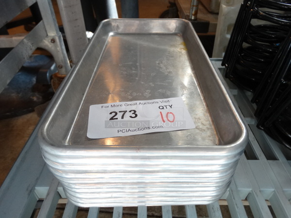 10 Metal Pans. 6.5x12.5x1. 10 Times Your Bid! - Image 1 of 2