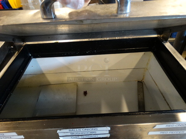 NICE! 2006 True Model TPP-67 Stainless Steel Commercial Pizza Prep Table on Commercial Casters. 115 Volts, 1 Phase. 67x32x42. Tested and Working! - Image 5 of 8
