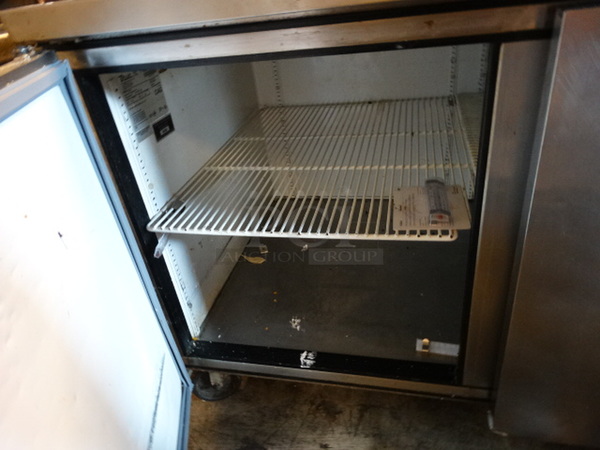 NICE! 2006 True Model TPP-67 Stainless Steel Commercial Pizza Prep Table on Commercial Casters. 115 Volts, 1 Phase. 67x32x42. Tested and Working! - Image 7 of 8