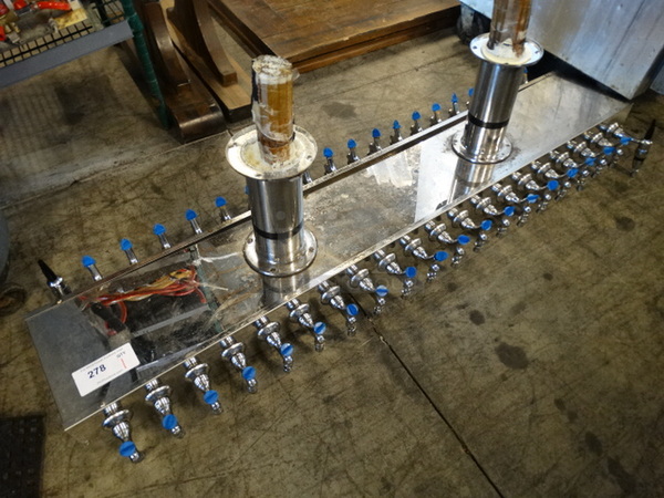Stainless Steel Commercial 40 Tap Beer Tower. 62x18x21 - Image 6 of 6