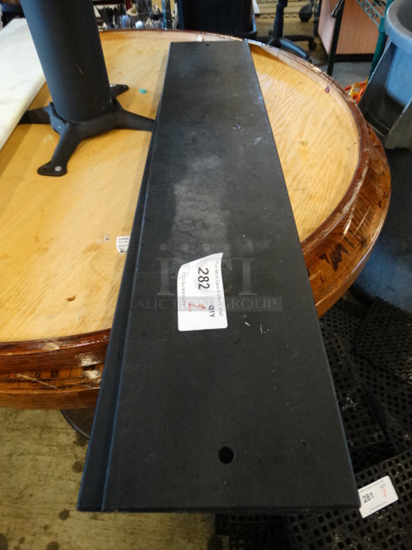 2 Black Cutting Boards. 42x8x0.5. 2 Times Your Bid!  - Image 2 of 2