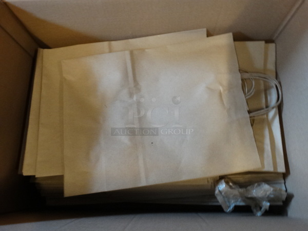 All One Money! Lot of Brown Bags! 13x7x17 - Image 1 of 3