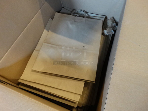 All One Money! Lot of Brown Bags! 13x7x17 - Image 2 of 3
