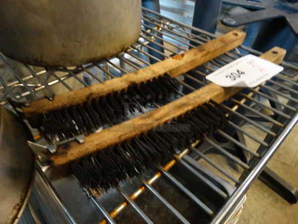 2 Coarse Brushes. 14". 2 Times Your Bid! - Image 1 of 2