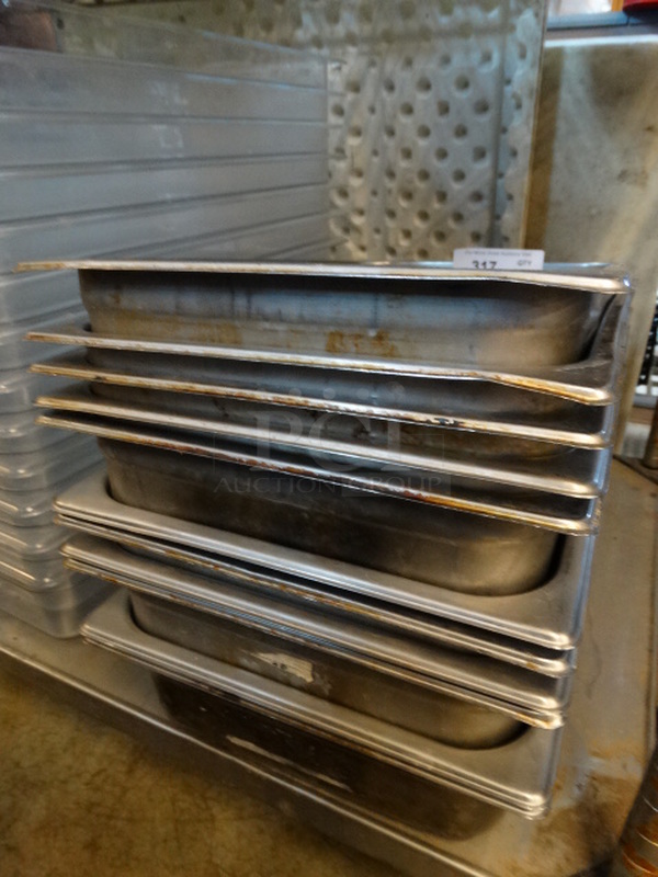 11 Stainless Steel Full Size Drop In Bins. 1/1x4. 11 Times Your Bid! - Image 3 of 3
