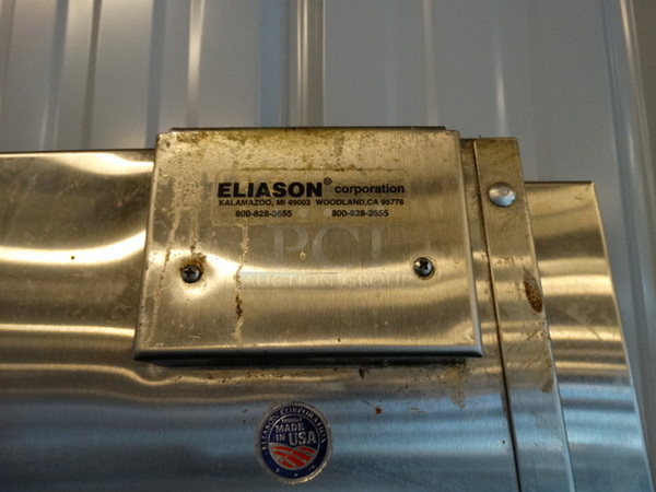 2 Eliason Stainless Steel Commercial Kitchen Doors. 29x3x83. 2 Times Your Bid! - Image 5 of 5