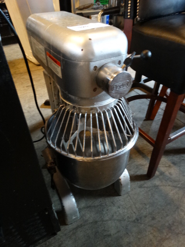 WOW! Berkel Model PM20 Metal Commercial 20 Quart Planetary Mixer w/ Metal Mixing Bowl, Bowl Guard and Paddle Attachment. 110 Volts, 1 Phase. 15x20x32. Tested and Working! - Image 3 of 7