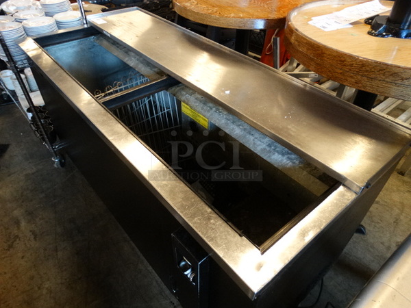 Continental Model CBC64 Stainless Steel Commercial Back Bar Cooler. No Lids. 115 Volts, 1 Phase. 64x28x37. Tested and Working! - Image 2 of 8