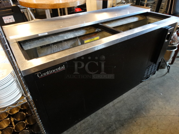 Continental Model CBC64 Stainless Steel Commercial Back Bar Cooler. No Lids. 115 Volts, 1 Phase. 64x28x37. Tested and Working! - Image 8 of 8