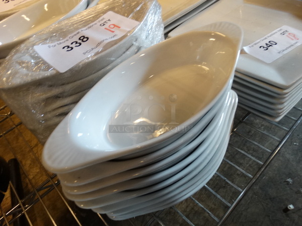 19 White Ceramic Single Serving Casserole Dishes. 8.5x4x1.5. 19 Times Your Bid! - Image 2 of 3