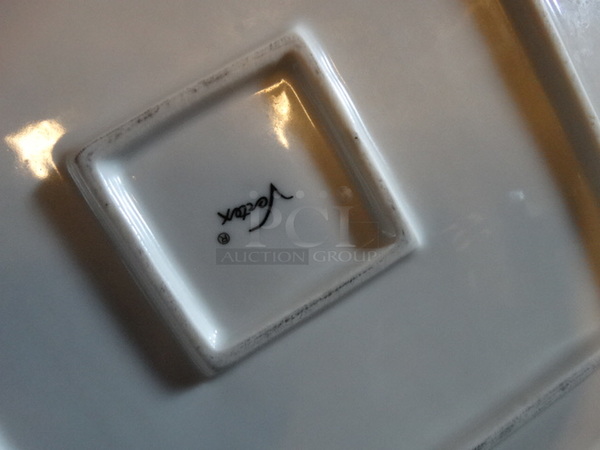 18 White Ceramic Square Plates. 9x9x0.5. 18 Times Your Bid! - Image 3 of 3