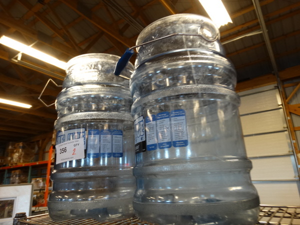 2 San Jamar Poly Blue Ice Buckets. 10x10x18. 2 Times Your Bid! - Image 2 of 3
