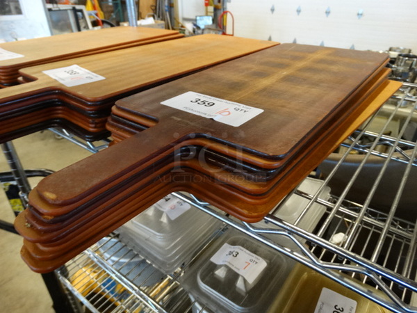 10 Brown Bread Cutting Board /  Peels. 23x8. 10 Times Your Bid! - Image 1 of 3