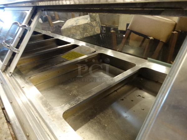 BEAUTIFUL! Custom Deli's Model DILW8CBSS Stainless Steel Commercial Floor Style Refrigerated Deli Display Case Merchandiser. 120/208 Volts, 3 Phase. 64x33x55. Tested and Working! - Image 5 of 9