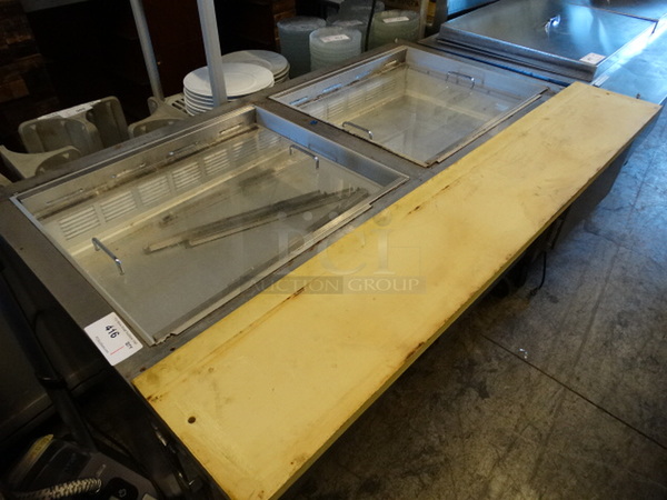 GREAT! Beverage Air Model SP60-24M Stainless Steel Commercial Prep Table on Commercial Casters. 115 Volts, 1 Phase. 60x38x36. Tested and Working! - Image 3 of 10