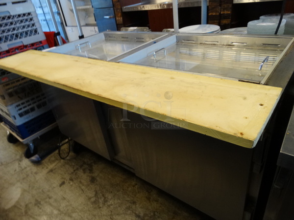 GREAT! Beverage Air Model SP60-24M Stainless Steel Commercial Prep Table on Commercial Casters. 115 Volts, 1 Phase. 60x38x36. Tested and Working! - Image 6 of 10