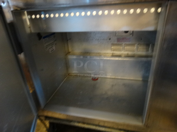 GREAT! Beverage Air Model SP60-24M Stainless Steel Commercial Prep Table on Commercial Casters. 115 Volts, 1 Phase. 60x38x36. Tested and Working! - Image 9 of 10