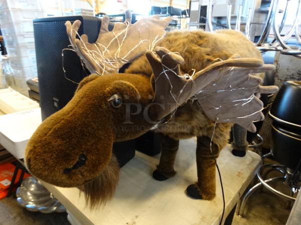 Stuffed Moose. 17x36x20 - Image 1 of 4