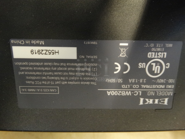 Eiki Model LC-WB200A Projector. 100-240 Volts. 14x11x3.5 - Image 6 of 6