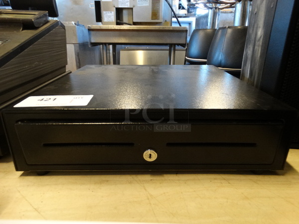 Black Metal Cash Drawer. 16x16x4.5 - Image 1 of 3