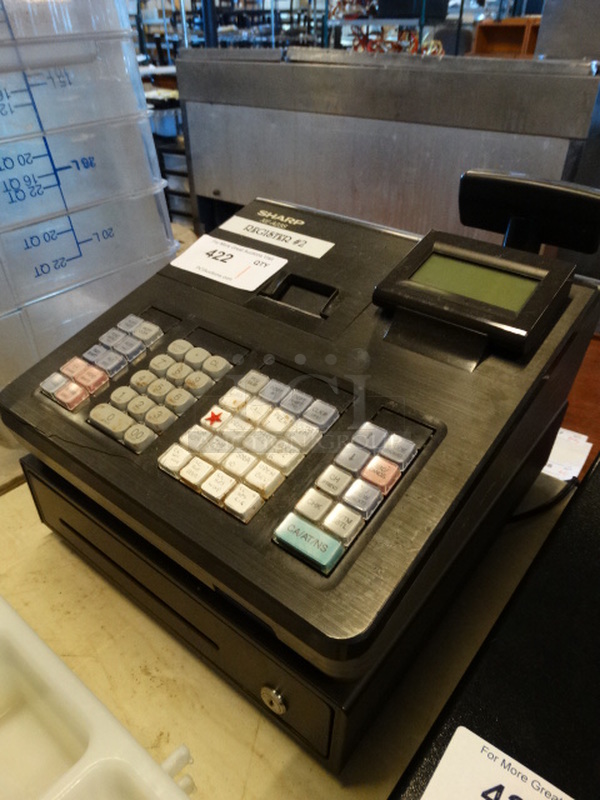 Sharp Model XE-A23S Countertop Cash Drawer. 13x15x12 - Image 2 of 5