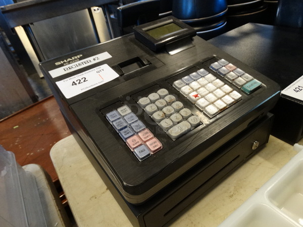 Sharp Model XE-A23S Countertop Cash Drawer. 13x15x12 - Image 5 of 5