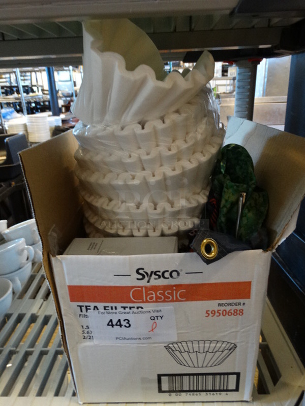 All One Money! Lot of Various Items Including Coffee Filters! - Image 1 of 3
