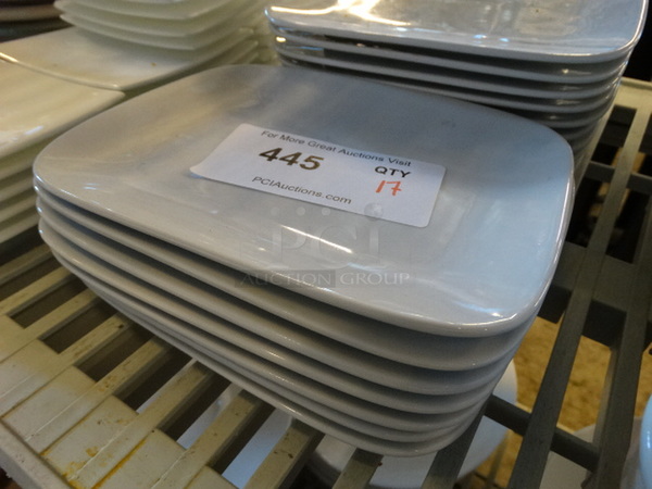 17 White Ceramic Plates. 8x6.5x0.5. 17 Times Your Bid! - Image 2 of 3