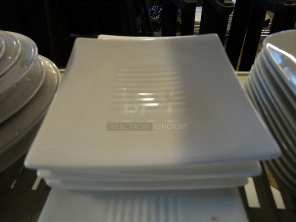 20 Square White Ceramic Plates. 5.5x5.5x0.5. 20 Times Your Bid! - Image 3 of 4