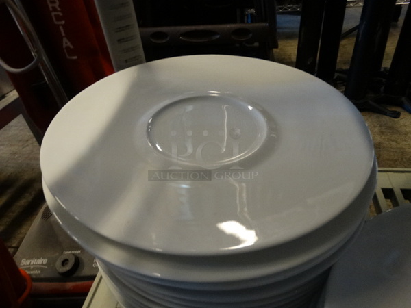 34 White Ceramic Plates. 12x12x1. 34 Times Your Bid! - Image 3 of 4