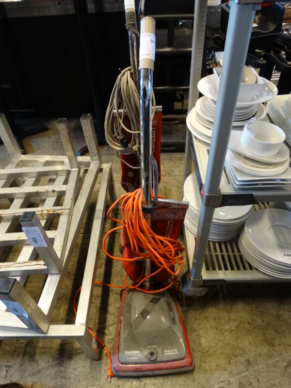 Sanitaire Heavy Duty Vacuum Cleaner. 13x15x44. Tested and Working! - Image 1 of 4