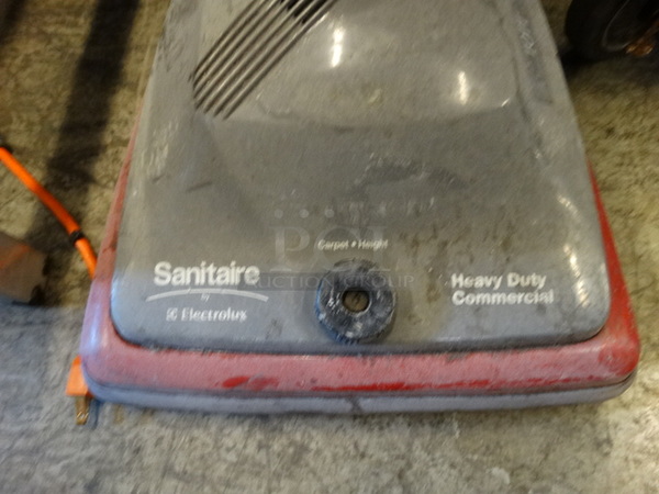 Sanitaire Heavy Duty Vacuum Cleaner. 13x15x44. Tested and Working! - Image 3 of 4