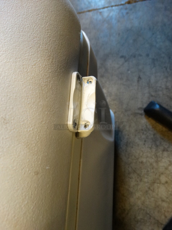White Poly Portable Cooler. Lid Not Attached. 40x17x20 - Image 5 of 5