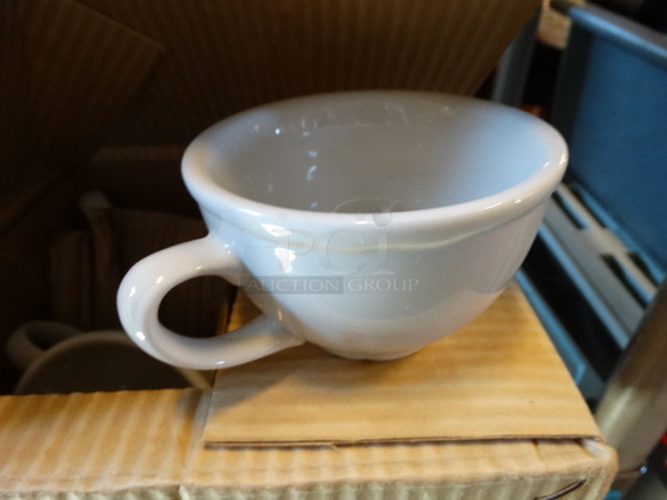 5 BRAND NEW IN BOX! White Ceramic Mugs. 5x4x2.5. 5 Times Your Bid! - Image 2 of 3