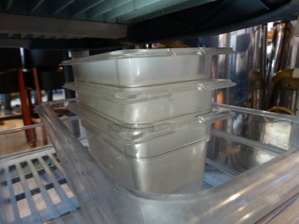 5 Various Poly Clear Drop In Bins. Inclues 1/2x6. 5 Times Your Bid! - Image 3 of 3