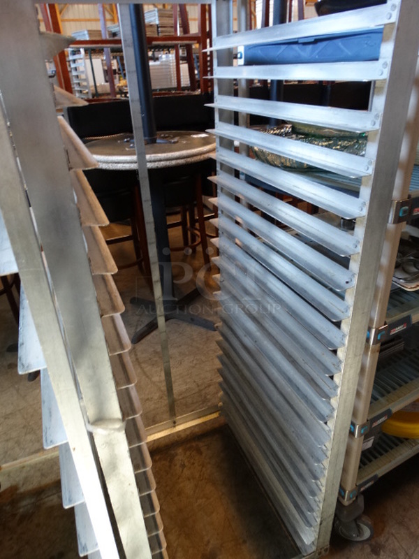 Metal Commercial Pan Transport Rack on Commercial Casters. 22.5x26.5x64 - Image 2 of 4