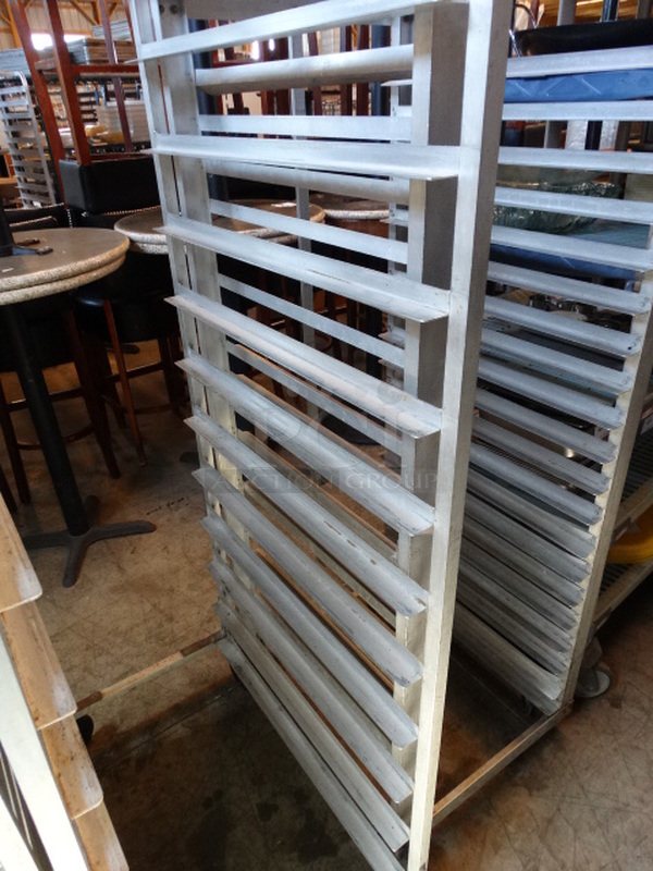 Metal Commercial Pan Transport Rack on Commercial Casters. 20.5x31x66 - Image 3 of 4
