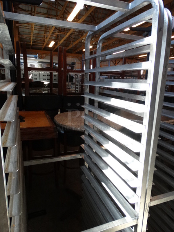 Metal Commercial Pan Transport Rack on Commercial Casters. 20.5x26x70 - Image 2 of 3