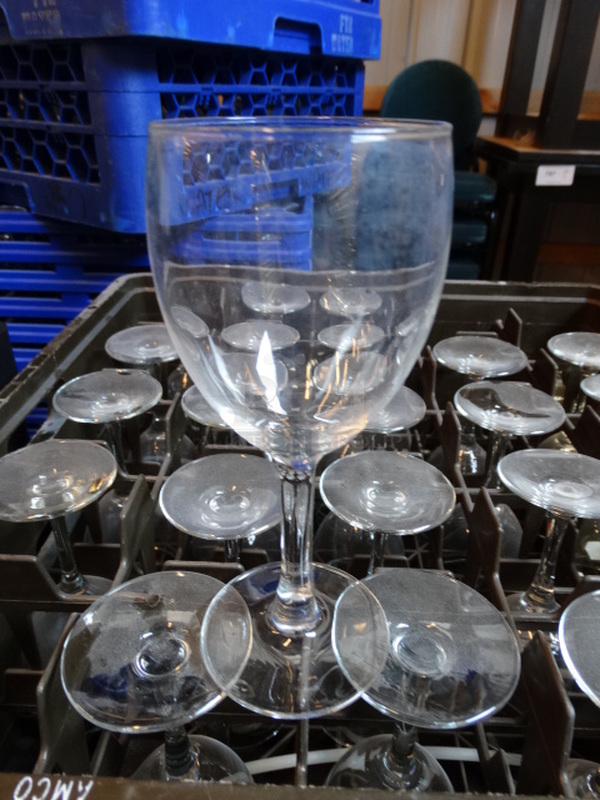 22 Wine Glasses in Dish Caddy. 3x3x7. 22 Times Your Bid! - Image 1 of 3