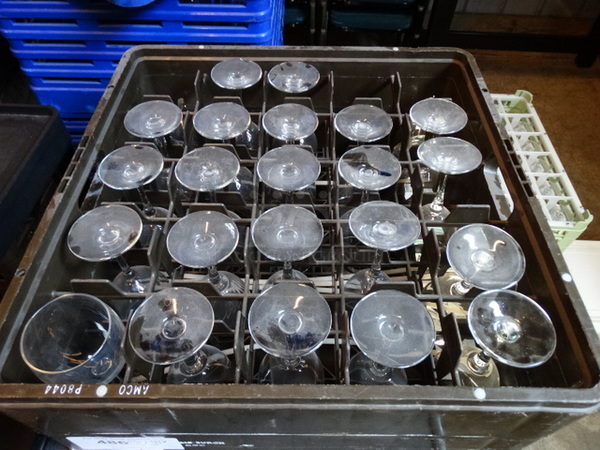 22 Wine Glasses in Dish Caddy. 3x3x7. 22 Times Your Bid! - Image 3 of 3