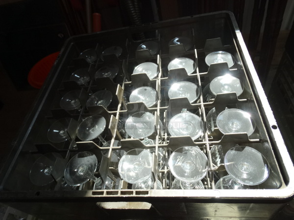 25 Wine Glasses in Dish Caddy. 3x3x7. 25 Times Your Bid! - Image 3 of 3